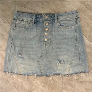 We The Free Denim Mini Skirt